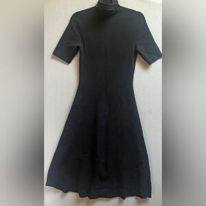 Joseph turtleneck classic Black Midi Dress Sz S